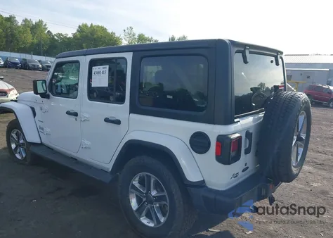 2020 Jeep Wrangler Unlimited North Edition z USA, uszkodzony, nr VIN 1C4HJXEN6LW216319